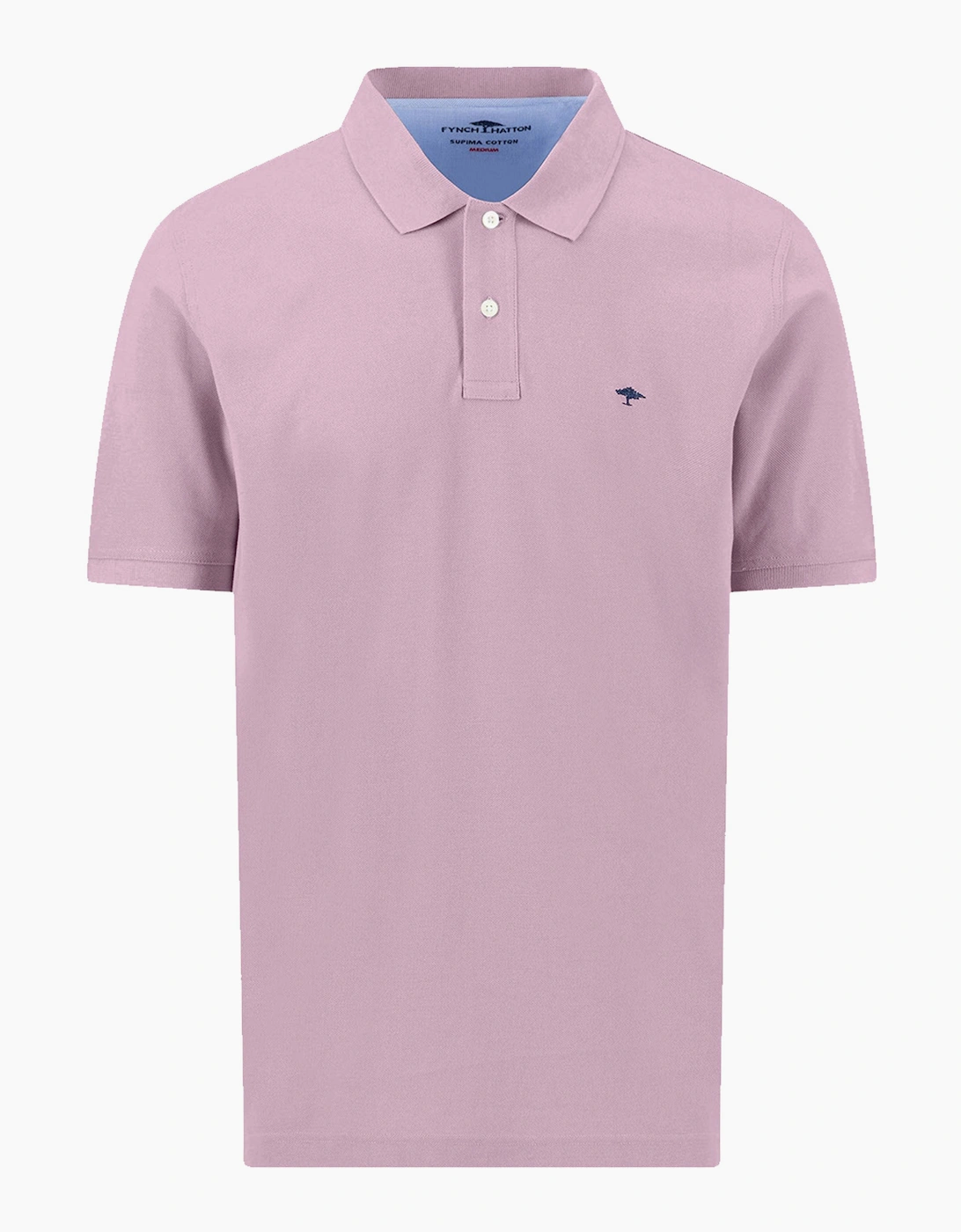 Fynch Hatton Men's Pink Fynch-Hatton Polo Shirt Magnolia  44 Size 2XL