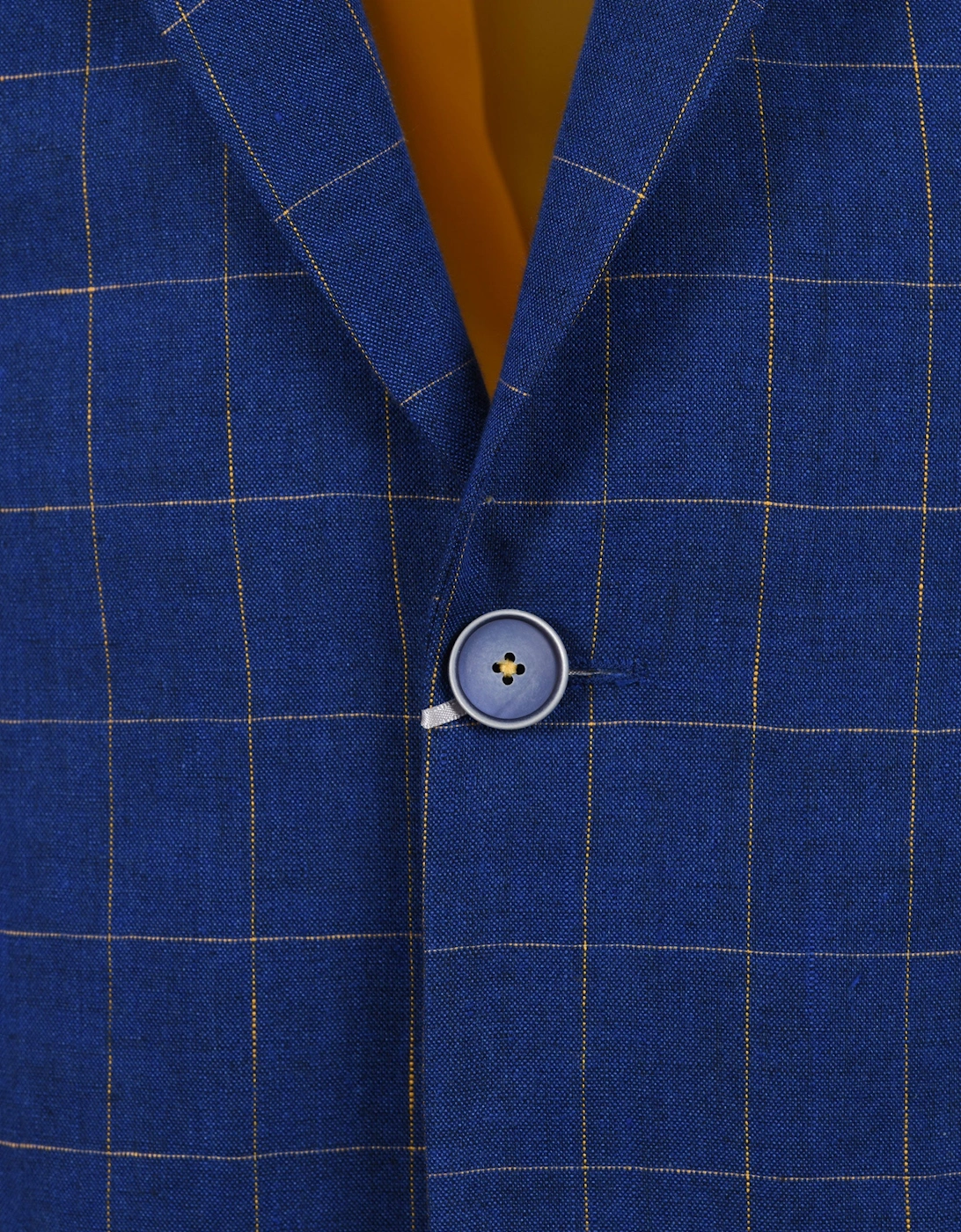 MAZELLI JACKET BLUE YELLOW CHECK