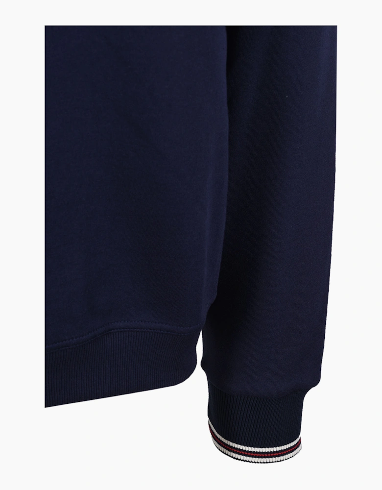 Vintage RAMY BOX HALF ZIP NAVY