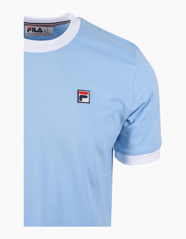 MARCONI ESSENTIAL RINGER T-SHIRT FROZEN FJORD/WHITE