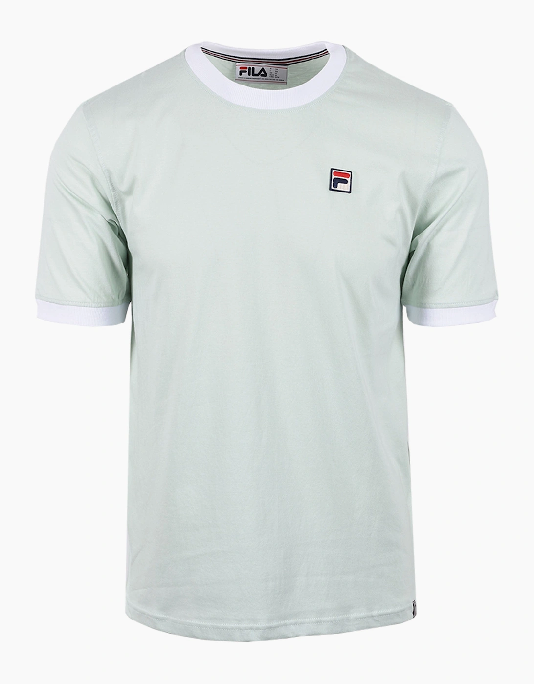 Vintage MARCONI ESSENTIAL RINGER T-SHIRT SURF SPRAY/WHITE, 4 of 3