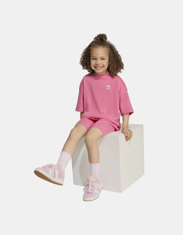 Infants Cycling Shorts & T-Shirt Set