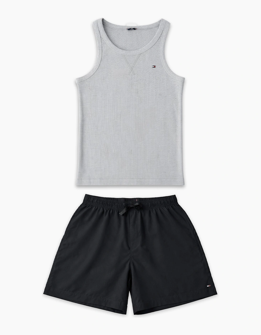 Tommy Hilfiger TANK & WOVEN SHORT Set Mens Pyjama Set Multicoloured