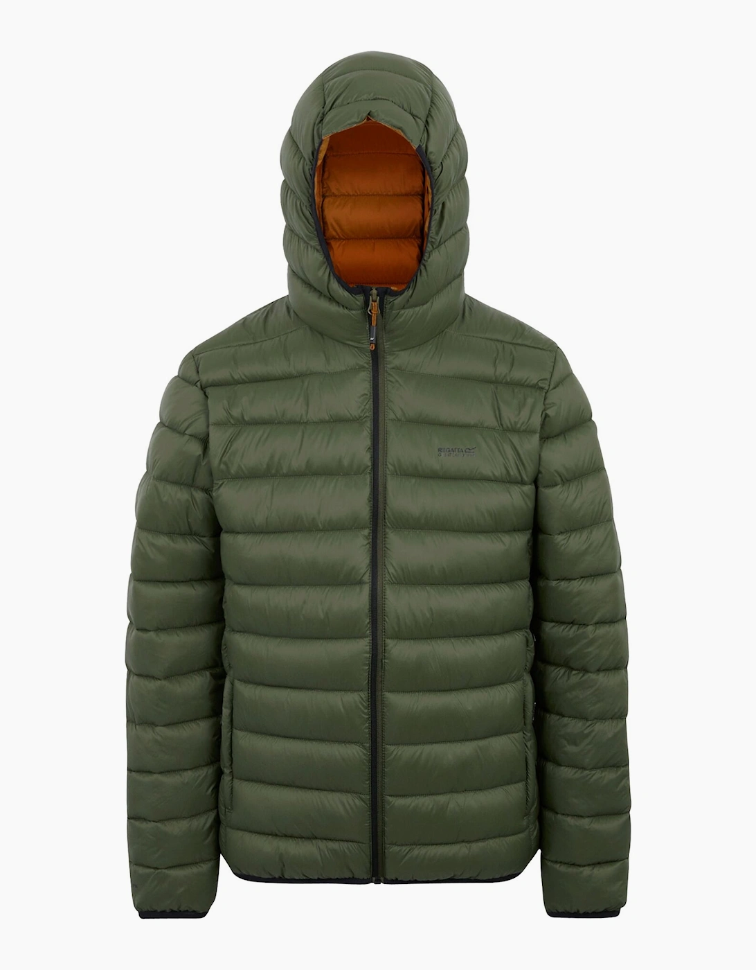 Mens Marizion Baffled Hooded Padded Jacket, 6 of 5