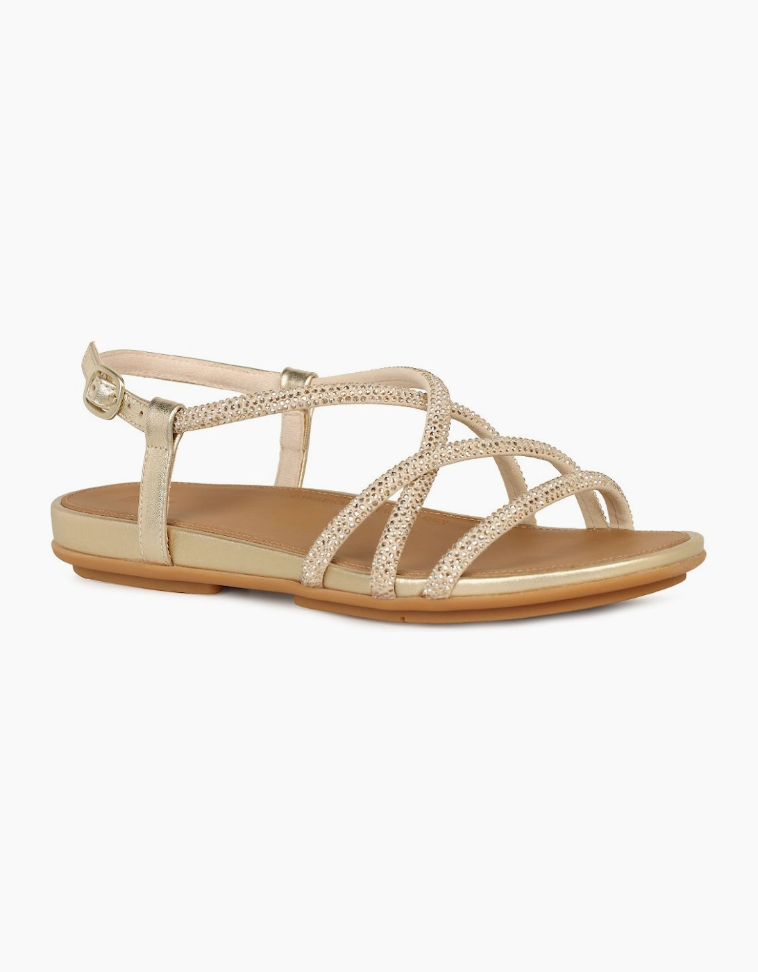 Gracie Crystal Strappy Womens Sandals, 7 of 6