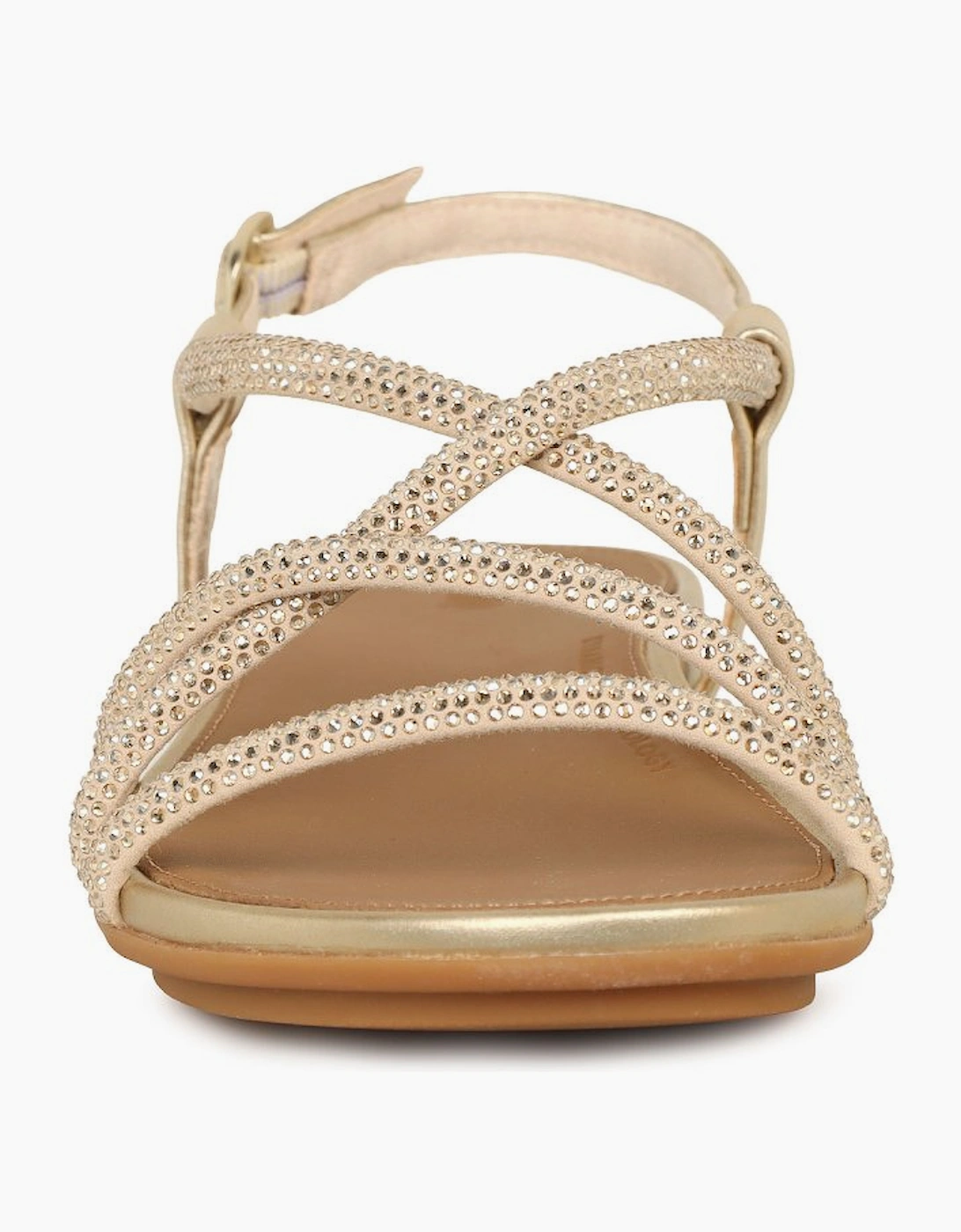 Gracie Crystal Strappy Womens Sandals