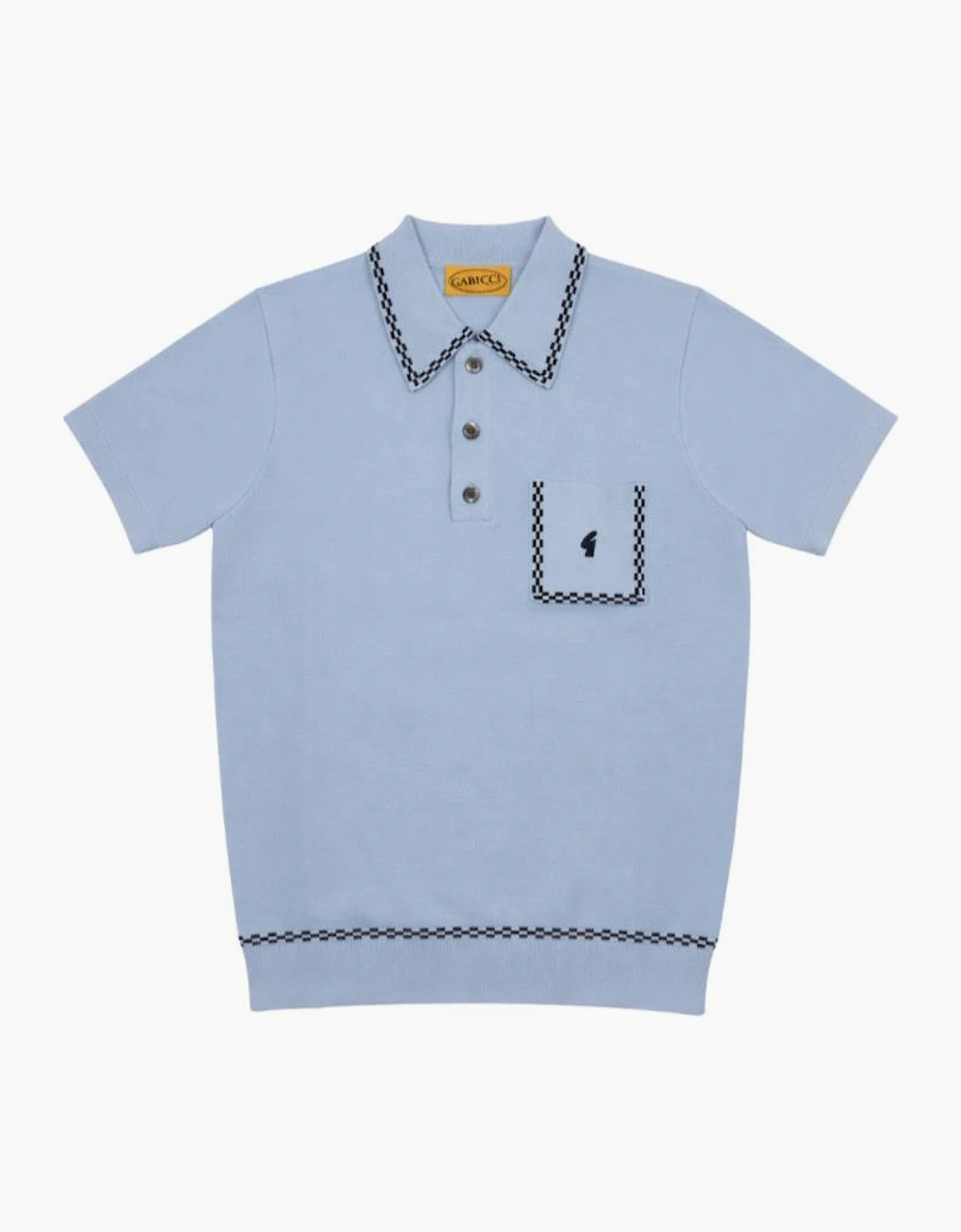 Vintage Alexander Polo Shirt Surf Blue, 2 of 1