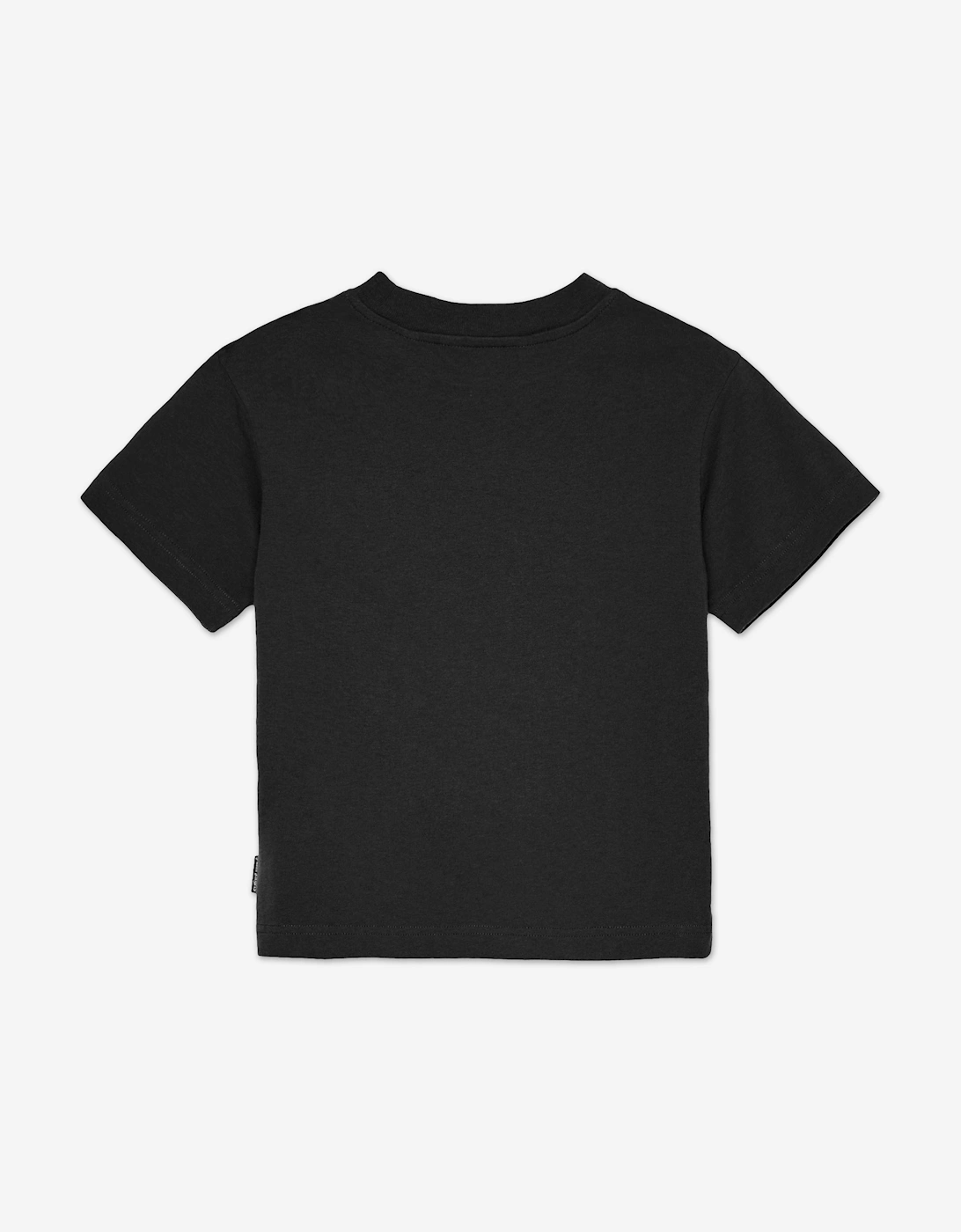 Boys Palm Stamp Regular T-Shirt in Black