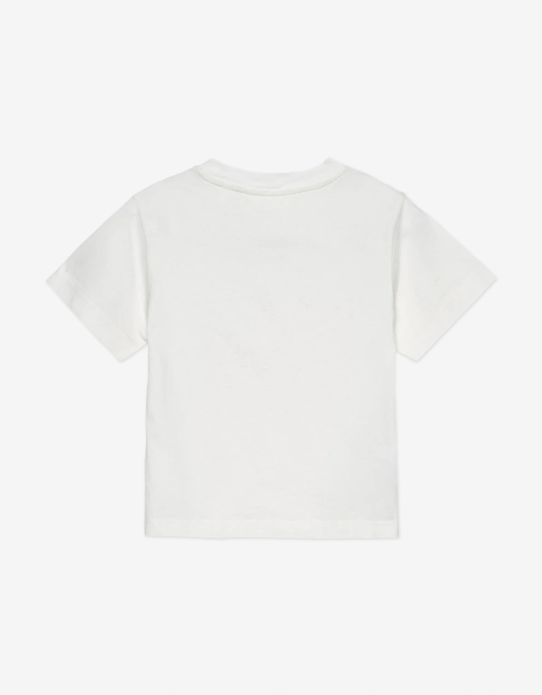 Girls Stickers Bear Regular T-Shirt in Ivory