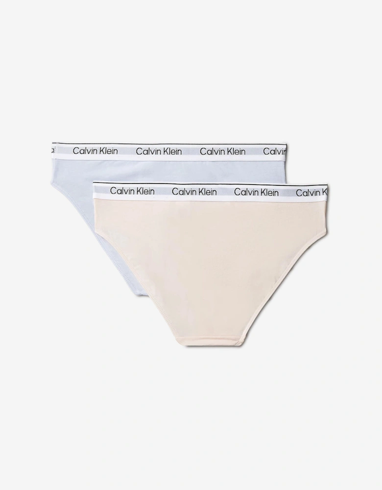 Girls 2 Pack Bikini Knickers Set in Pink