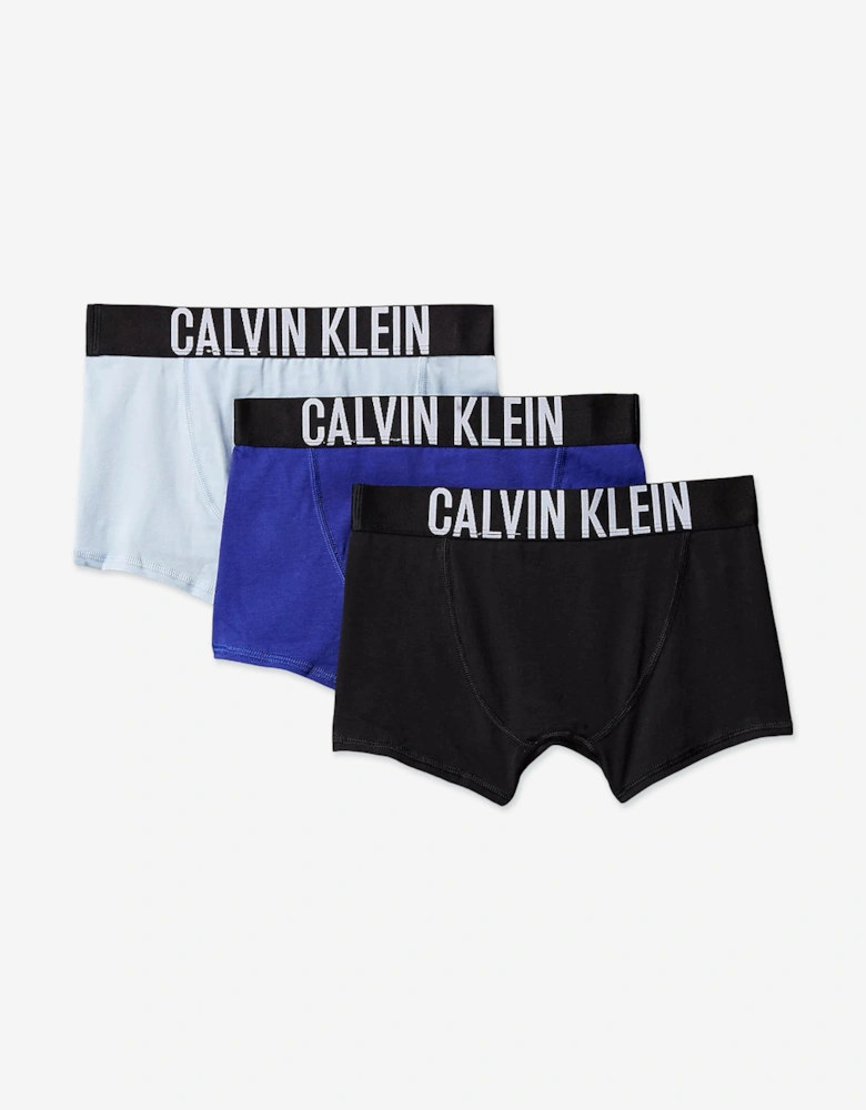 Boys 3 Pack Boxer Shorts Set in Black