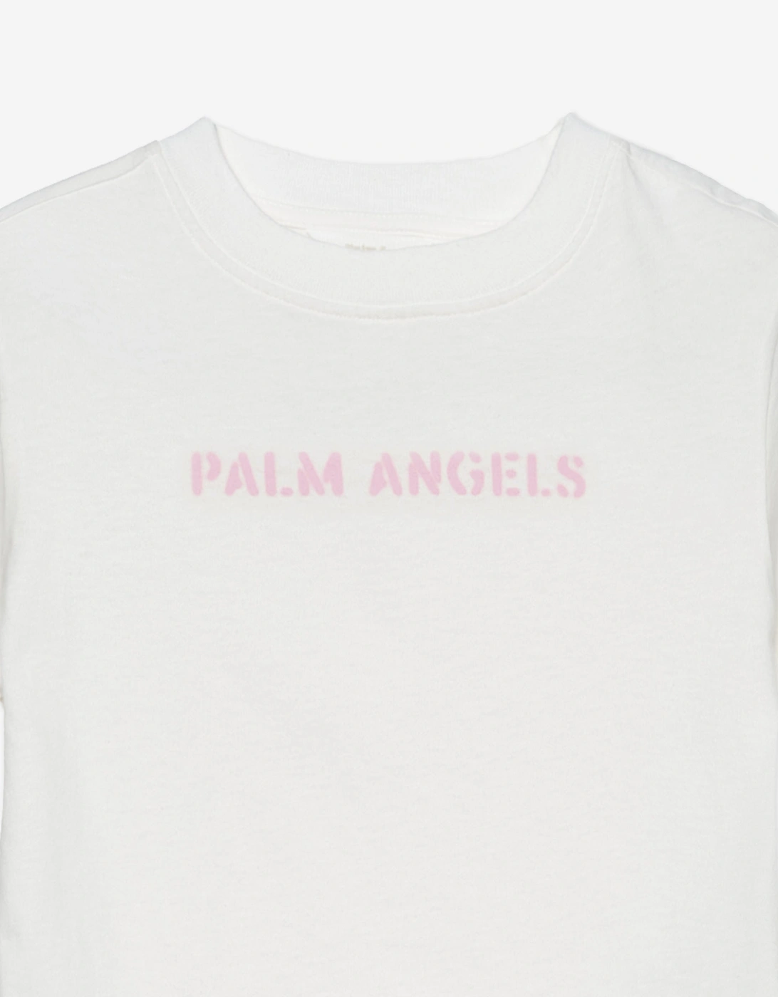 Girls Logo Stamp Regular T-Shirt in Ivory