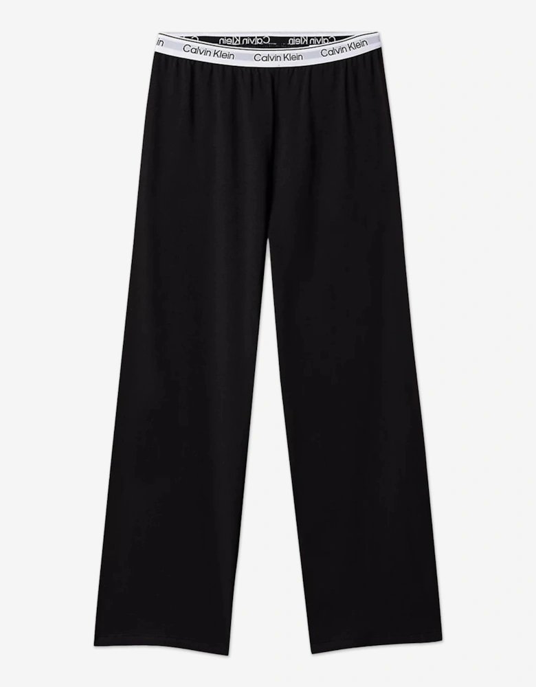 Girls Logo Pyjama Set in Black