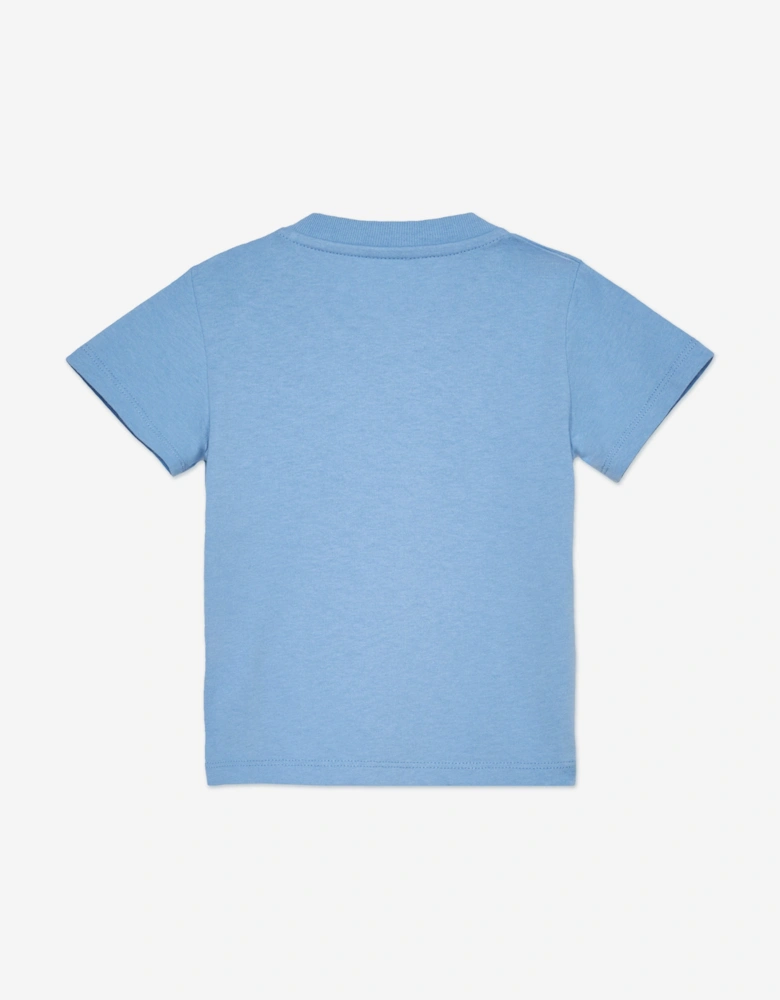 Baby Boys Spray Bear T-Shirt in Blue