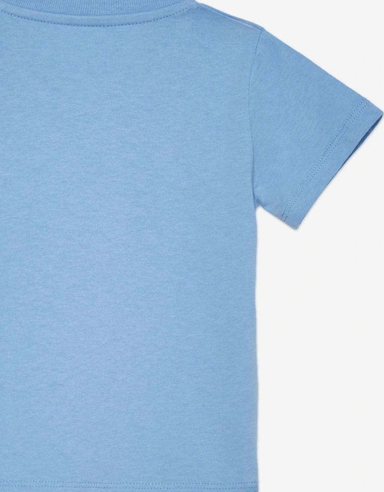Baby Boys Spray Bear T-Shirt in Blue