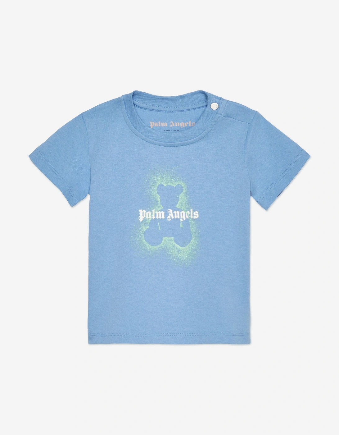 Baby Boys Spray Bear T-Shirt in Blue, 5 of 4