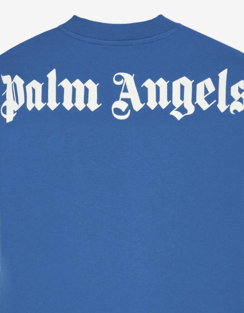 Boys Overlogo T-Shirt in Blue