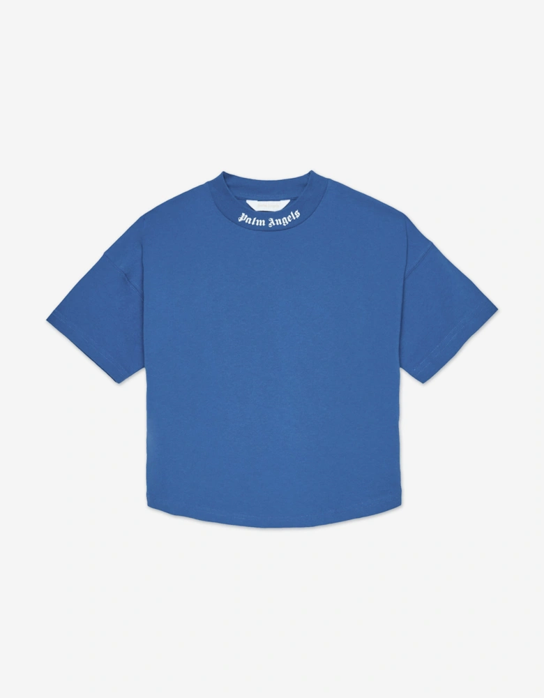 Boys Overlogo T-Shirt in Blue