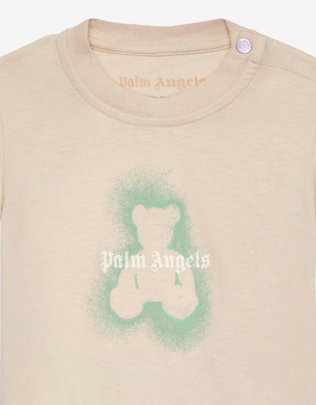 Baby Boys Spray Bear T-Shirt in Beige