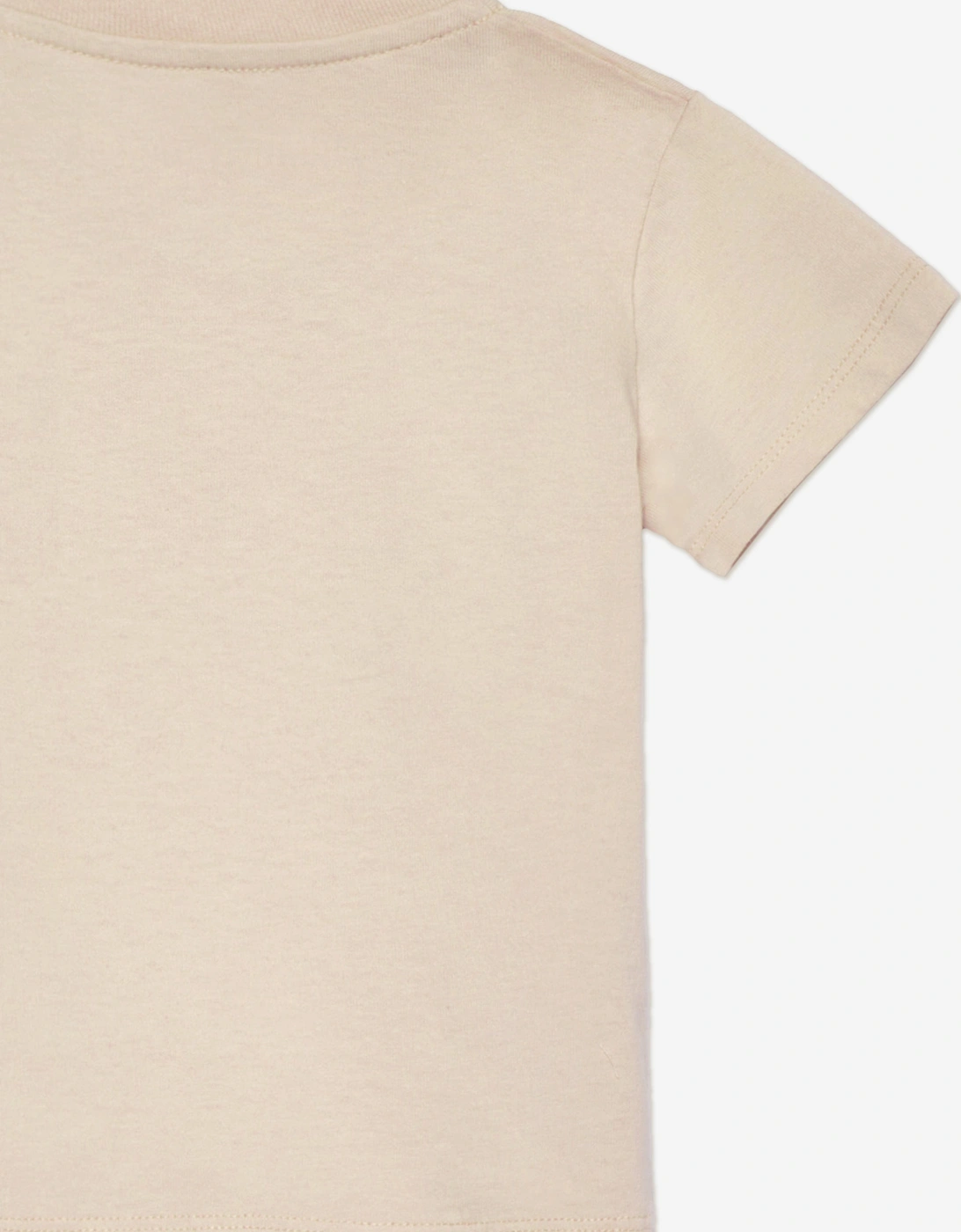 Baby Boys Spray Bear T-Shirt in Beige