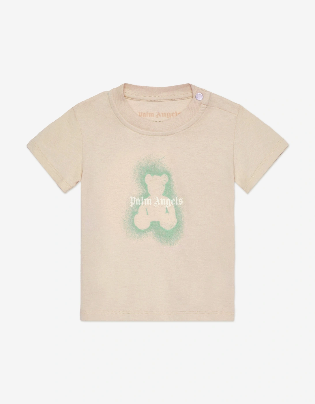 Baby Boys Spray Bear T-Shirt in Beige, 5 of 4