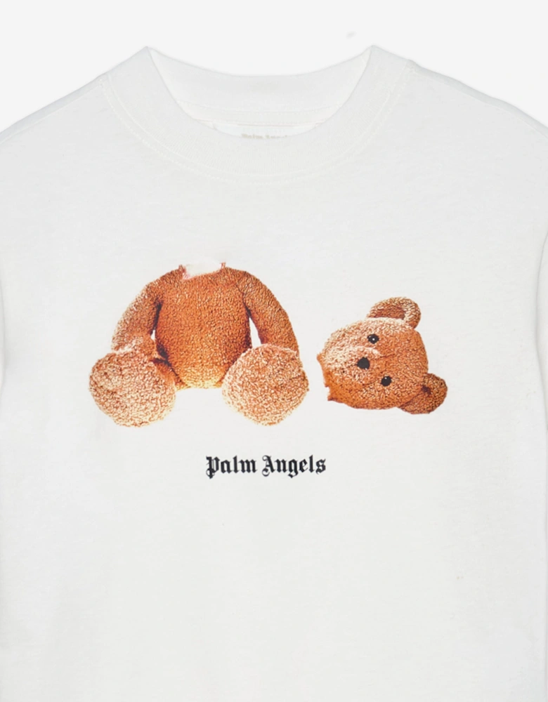 Boys Bear T-Shirt in Ivory