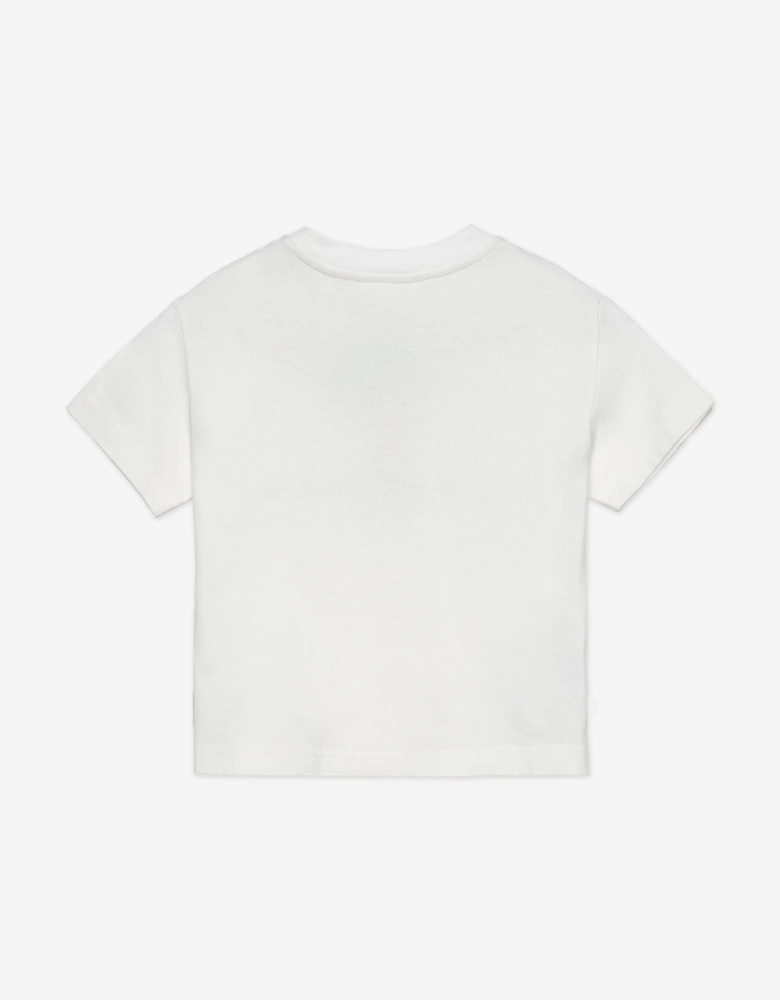 Boys Bear T-Shirt in Ivory