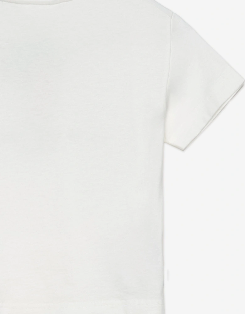 Boys Bear T-Shirt in Ivory