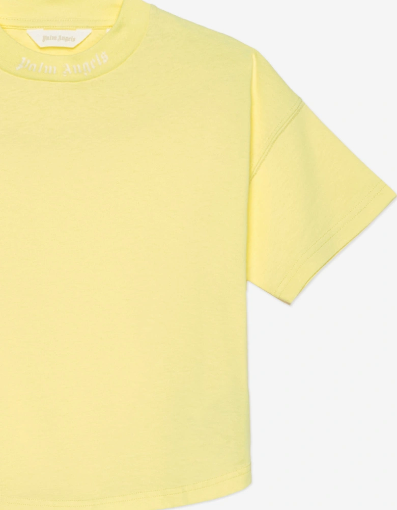 Girls Overlogo T-Shirt in Yellow