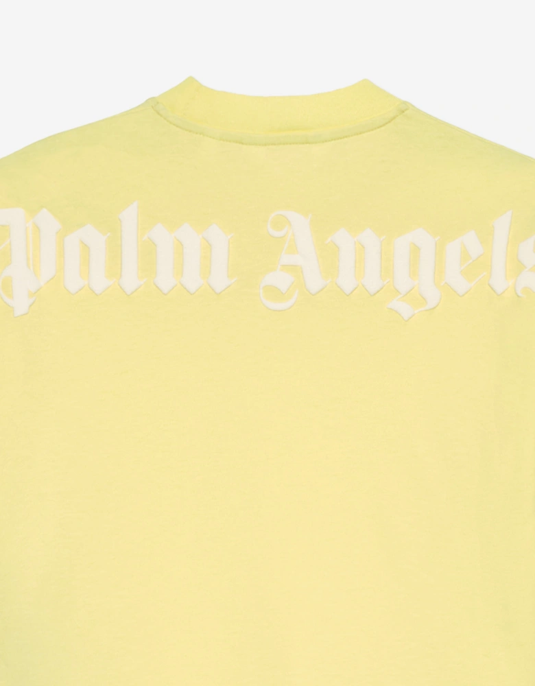 Girls Overlogo T-Shirt in Yellow