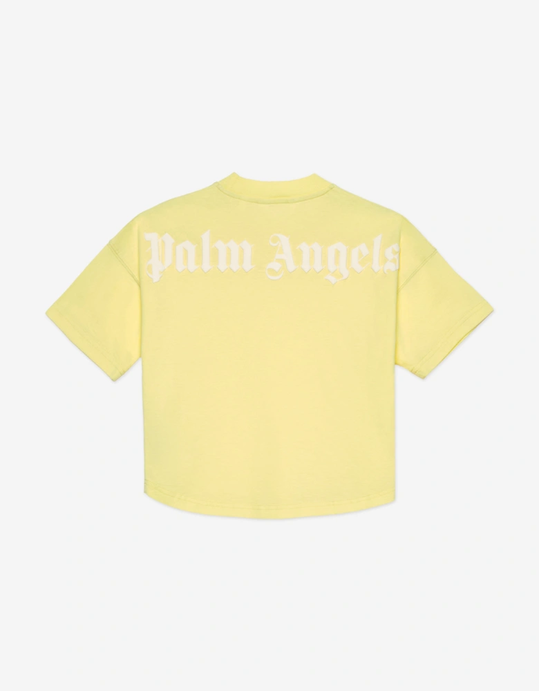 Girls Overlogo T-Shirt in Yellow