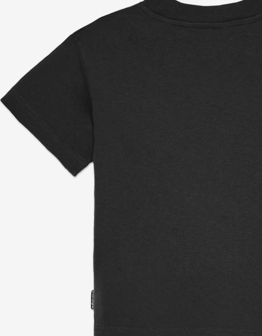 Boys Spray Bear Regular T-Shirt in Black