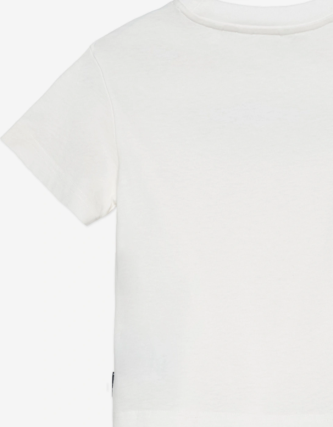 Boys Logo Stamp Regular T-Shirt in Ivory