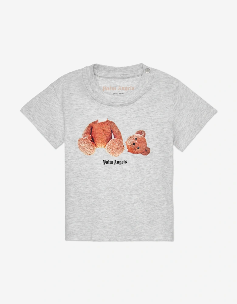 Baby Boys Bear Tri-Pack T-Shirt Set in Beige