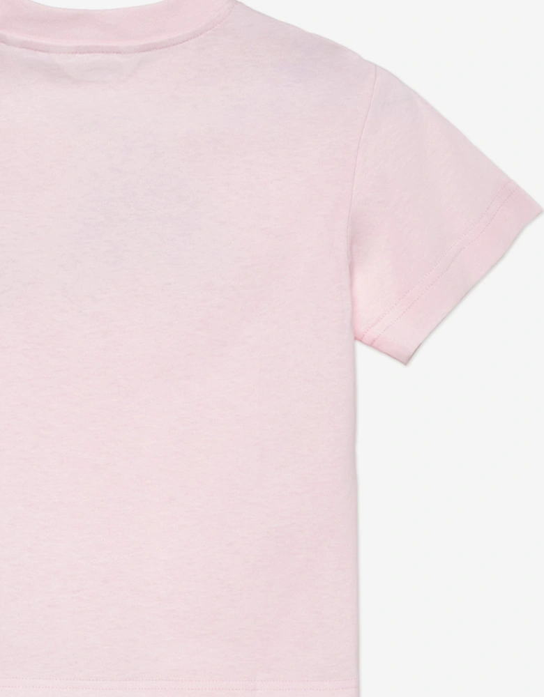 Girls Bear Angel T-Shirt in Pink