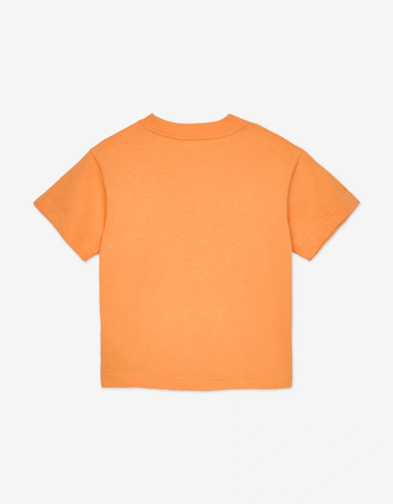 Boys Bear T-Shirt in Orange