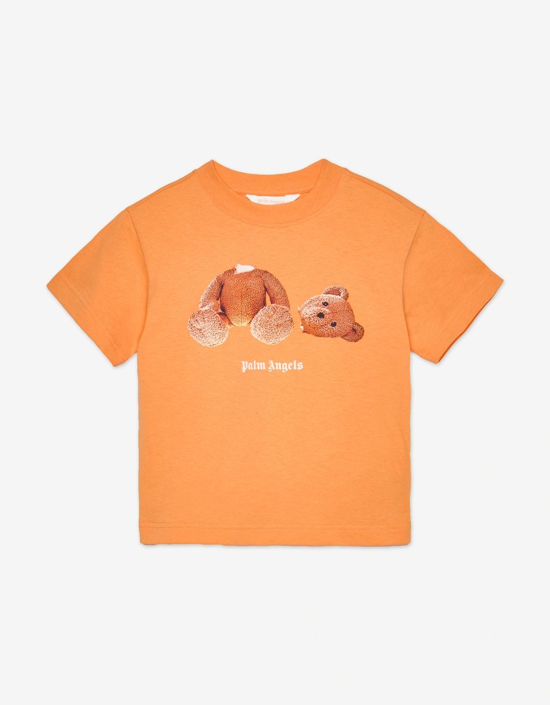 Palm Angels Boys Orange Bear T-Shirt In  4 Years Size 4 Yrs Kids