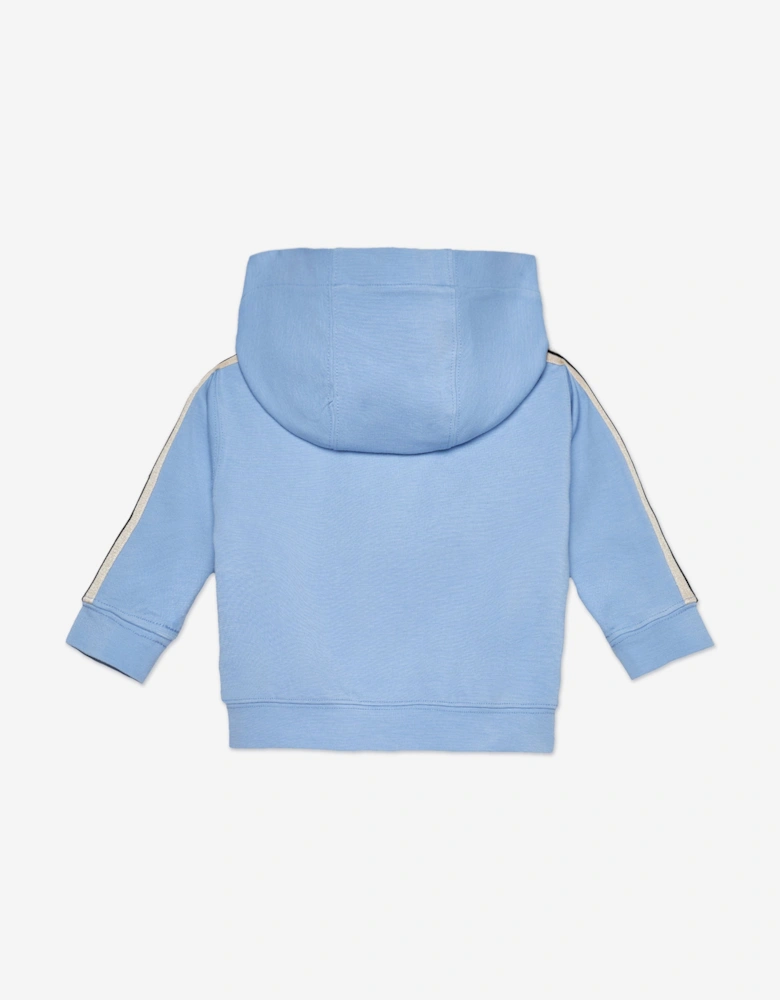 Baby Boys Track Hoodie Full Zip in Blue
