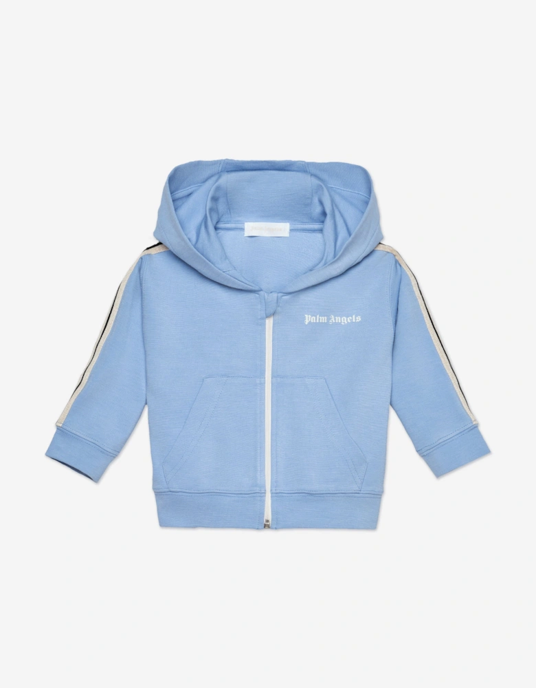 Baby Boys Track Hoodie Full Zip in Blue