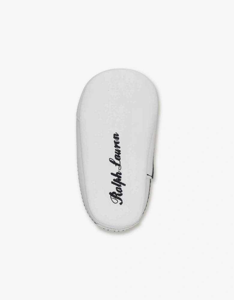 Baby Quilton Bear Gore Hi Trainers in White