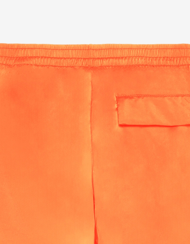 Boys Overlogo Swim Shorts in Orange