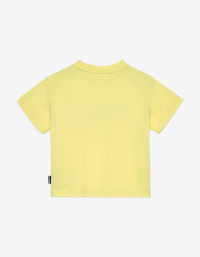 Girls Bear T-Shirt in Yellow