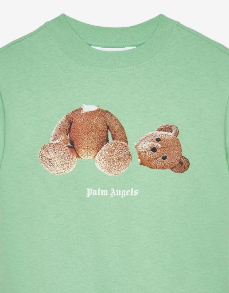 Boys Bear T-Shirt in Green