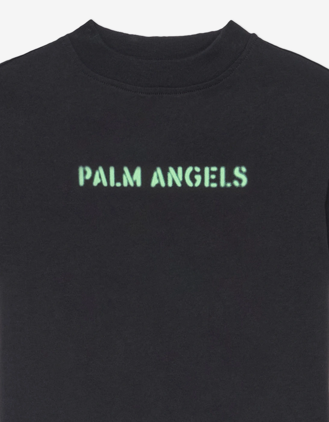 Boys Logo Stamp Regular T-Shirt in Black