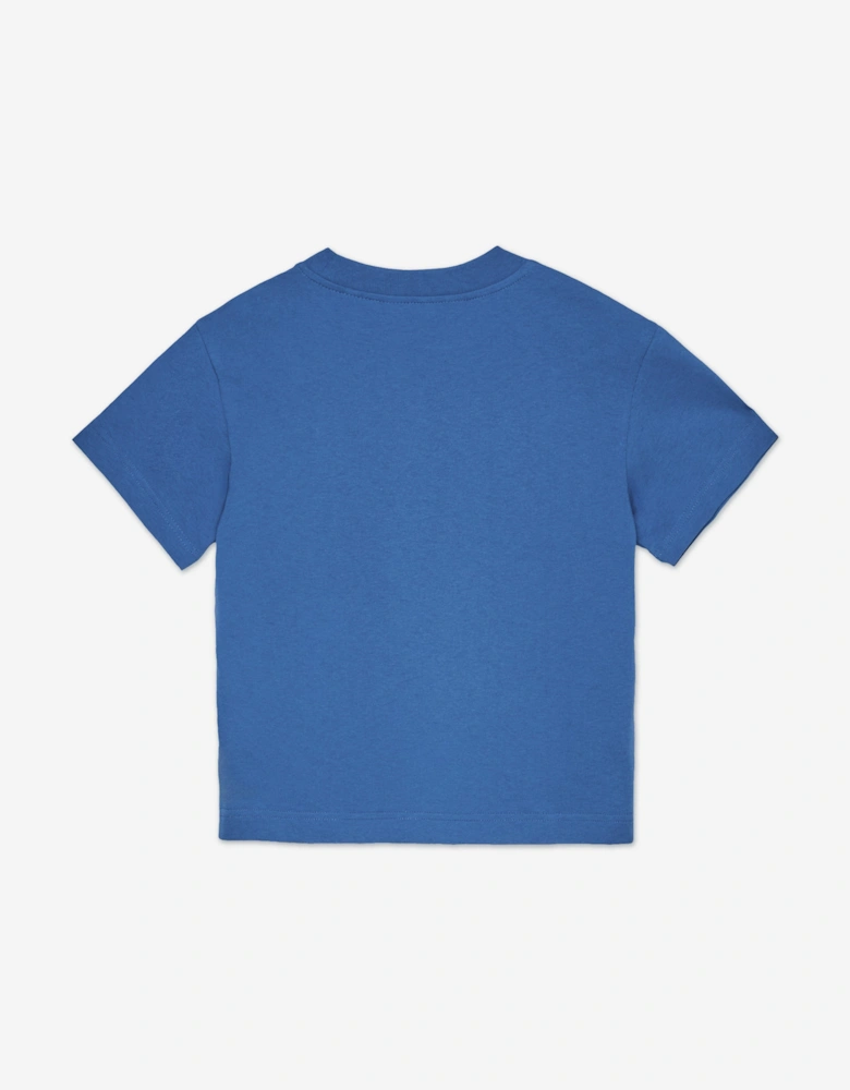 Boys Bear T-Shirt in Blue
