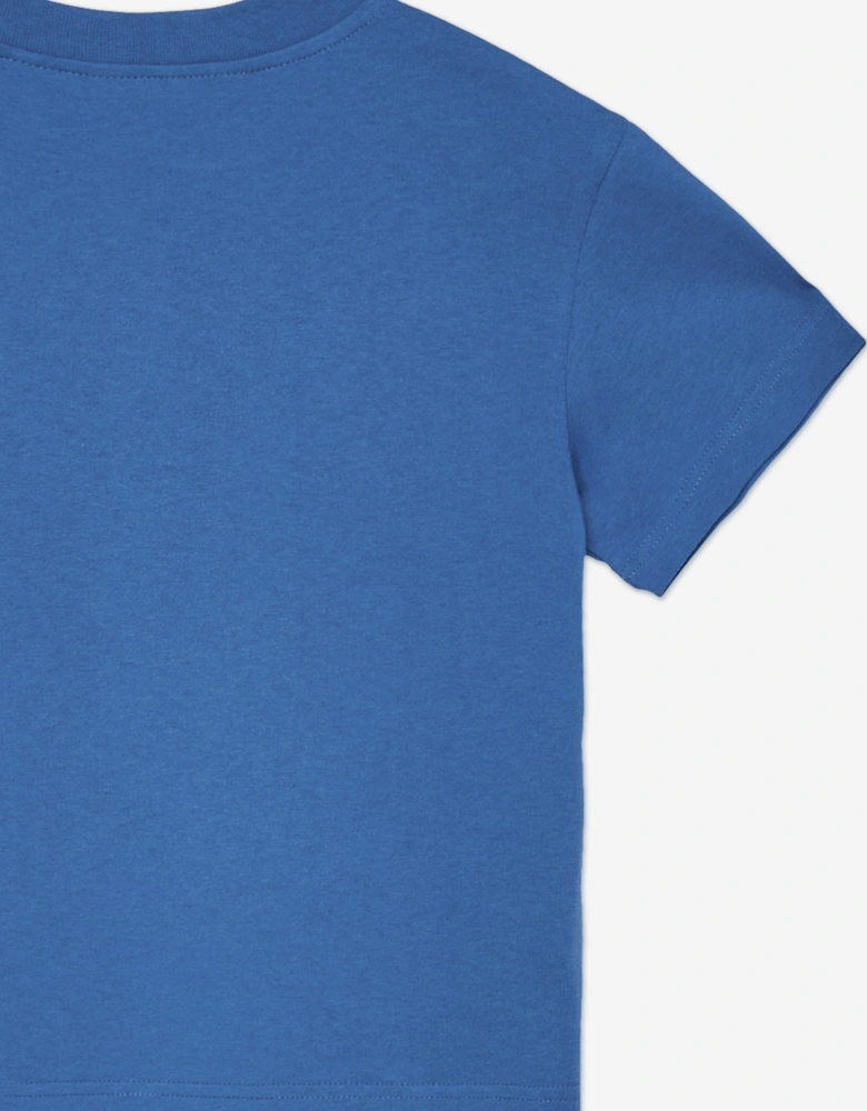 Boys Bear T-Shirt in Blue