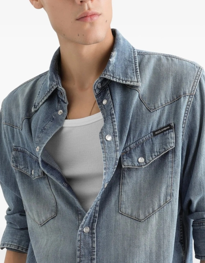 DENIM WESTERN SHIRT