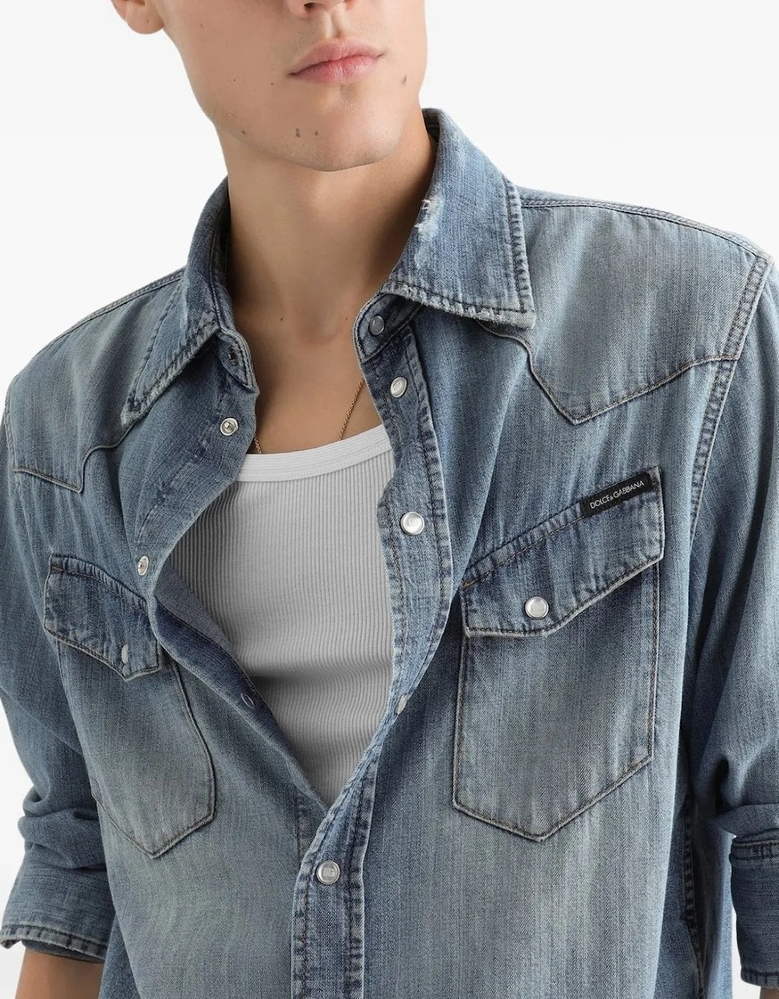 DENIM WESTERN SHIRT