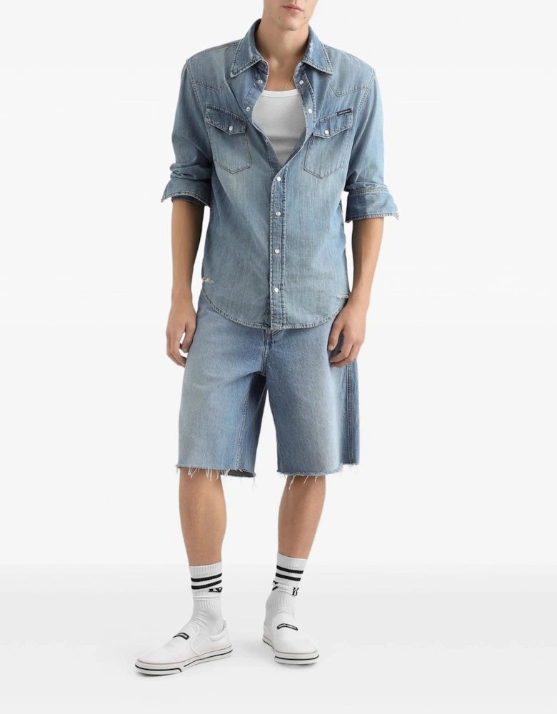 DENIM WESTERN SHIRT