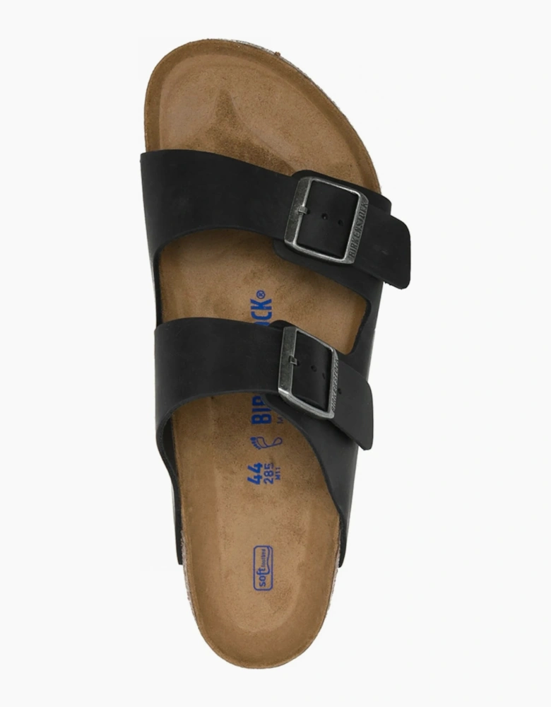 Arizona Soft Footbed Oiled Leather Black